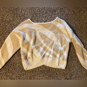 openbacked sweater